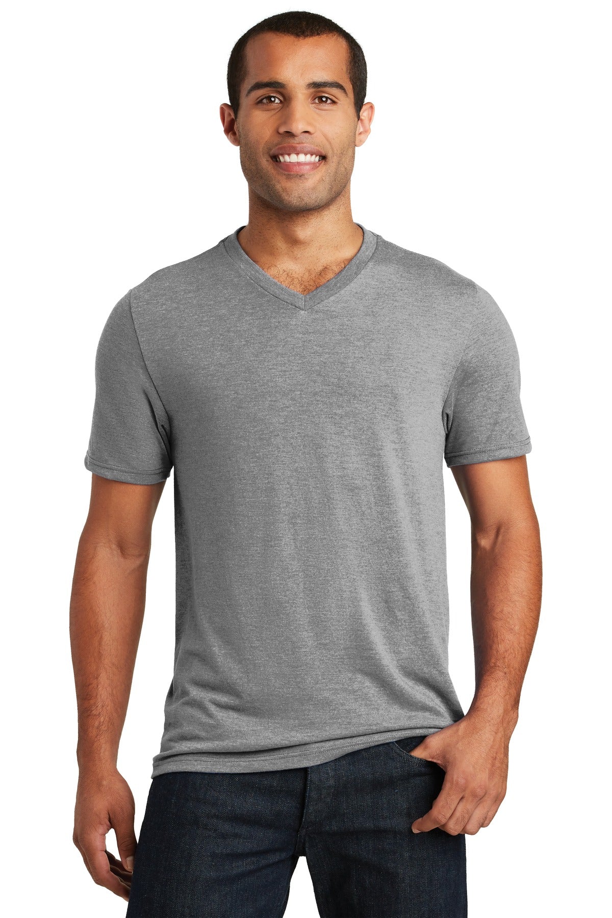 District   Perfect Tri V-Neck Tee. DT1350