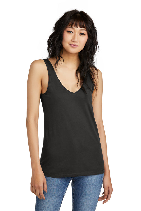 District Women's Perfect Blend CVC V-Neck Tank DT154