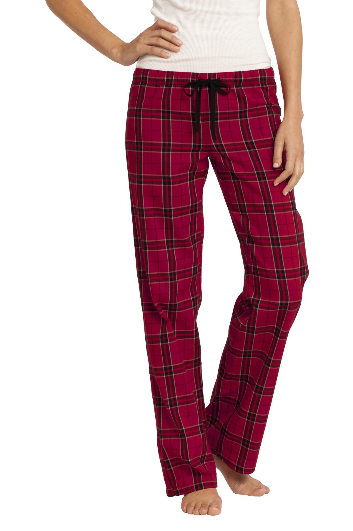 District Women's Flannel Plaid Pant. DT2800