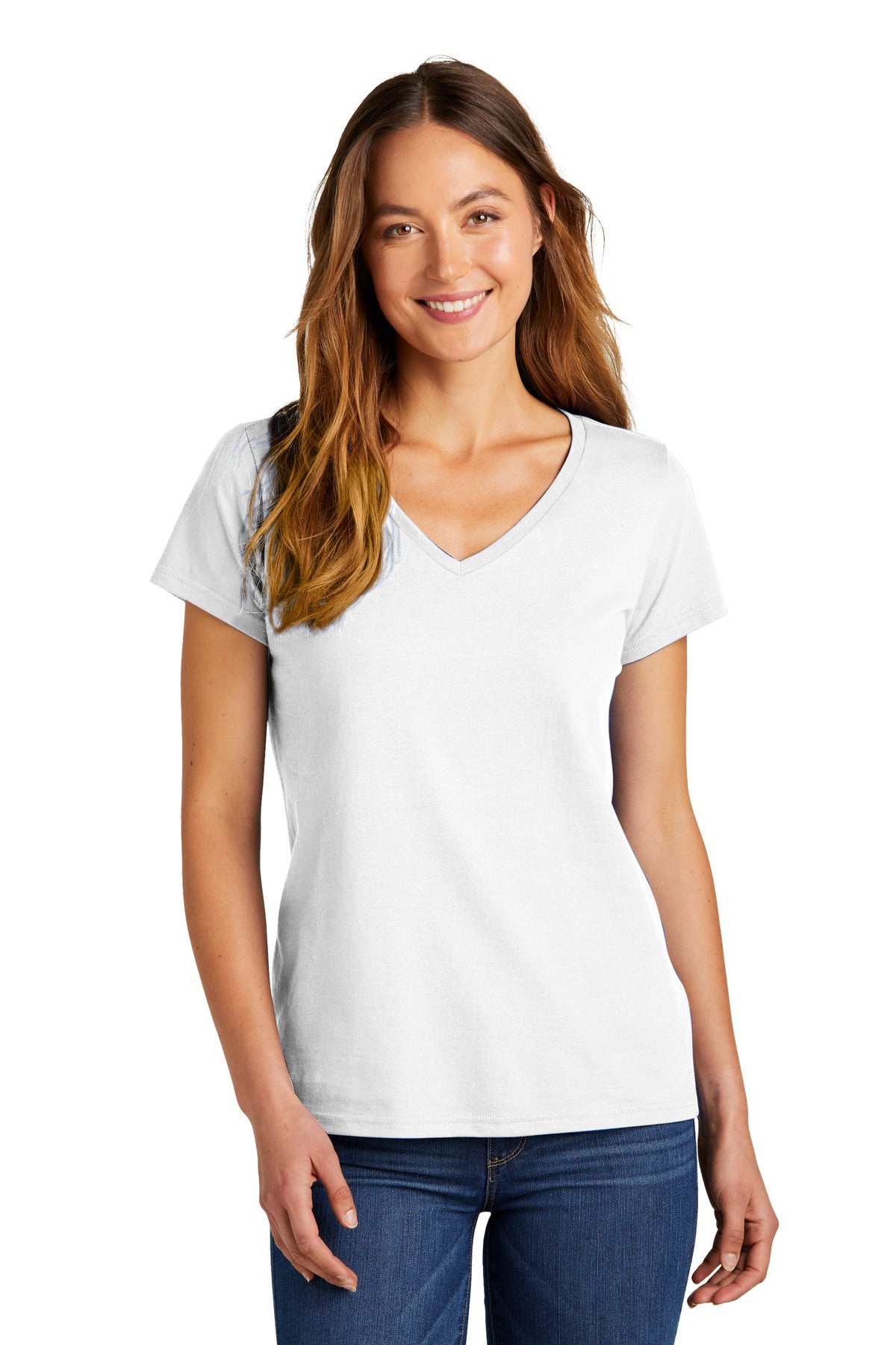 District Women's The Concert Tee V-Neck DT5002