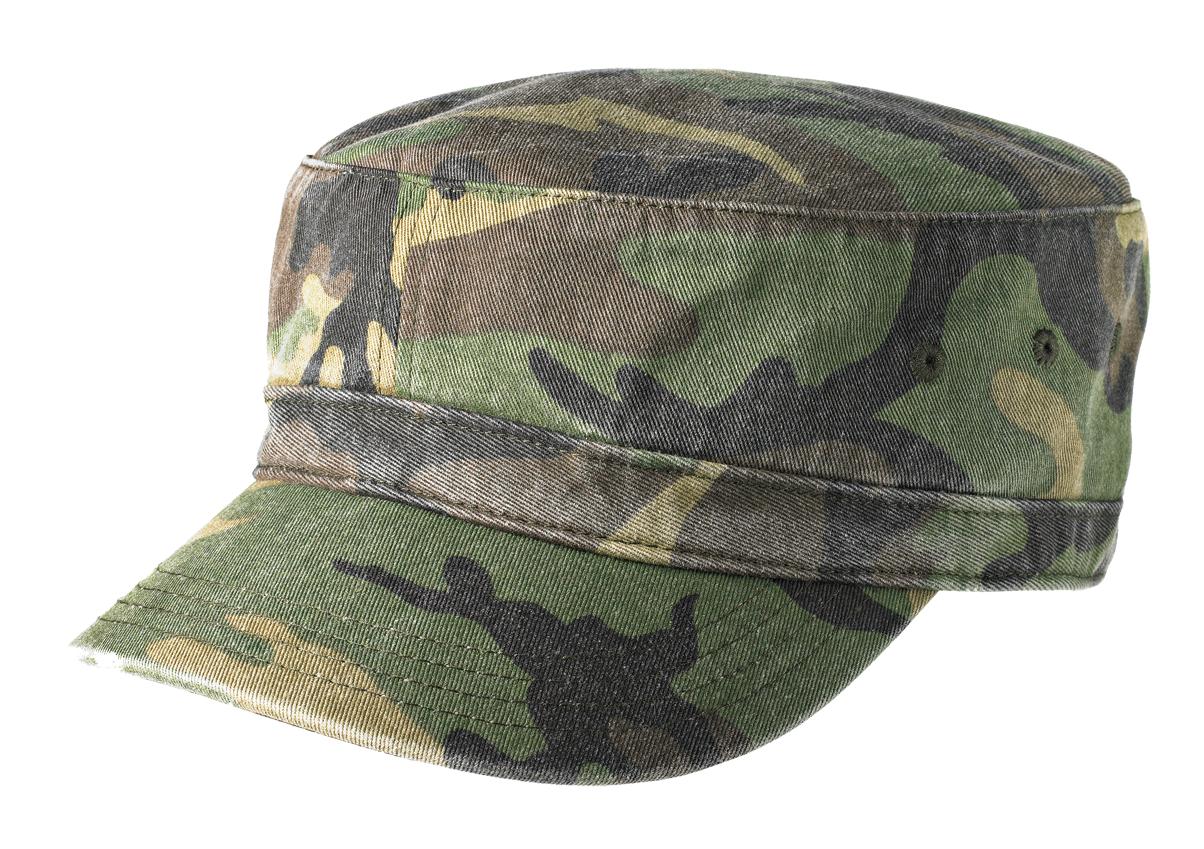 District Distressed Military Hat.  DT605