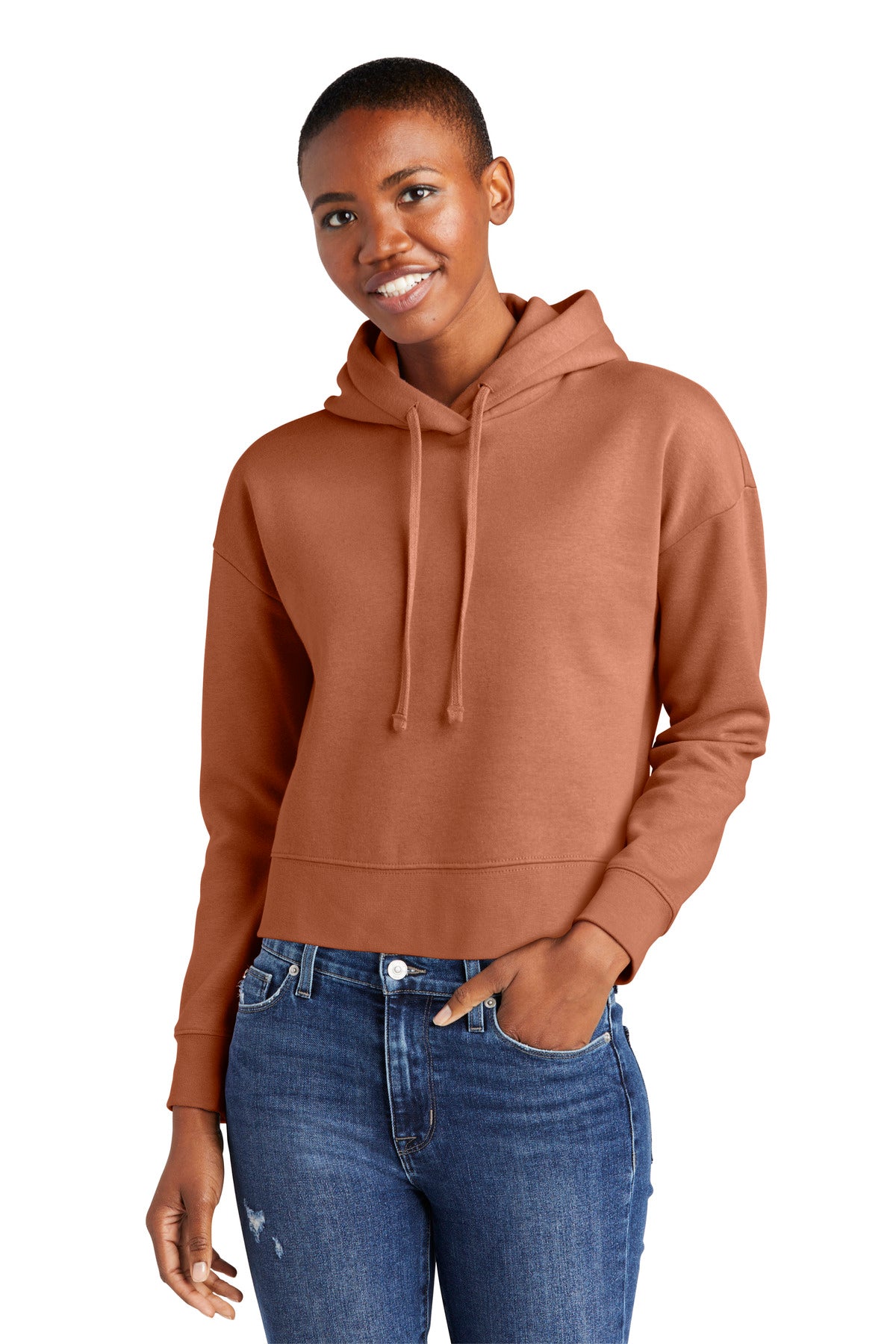 District Women's V.I.T. Fleece Hoodie DT6101