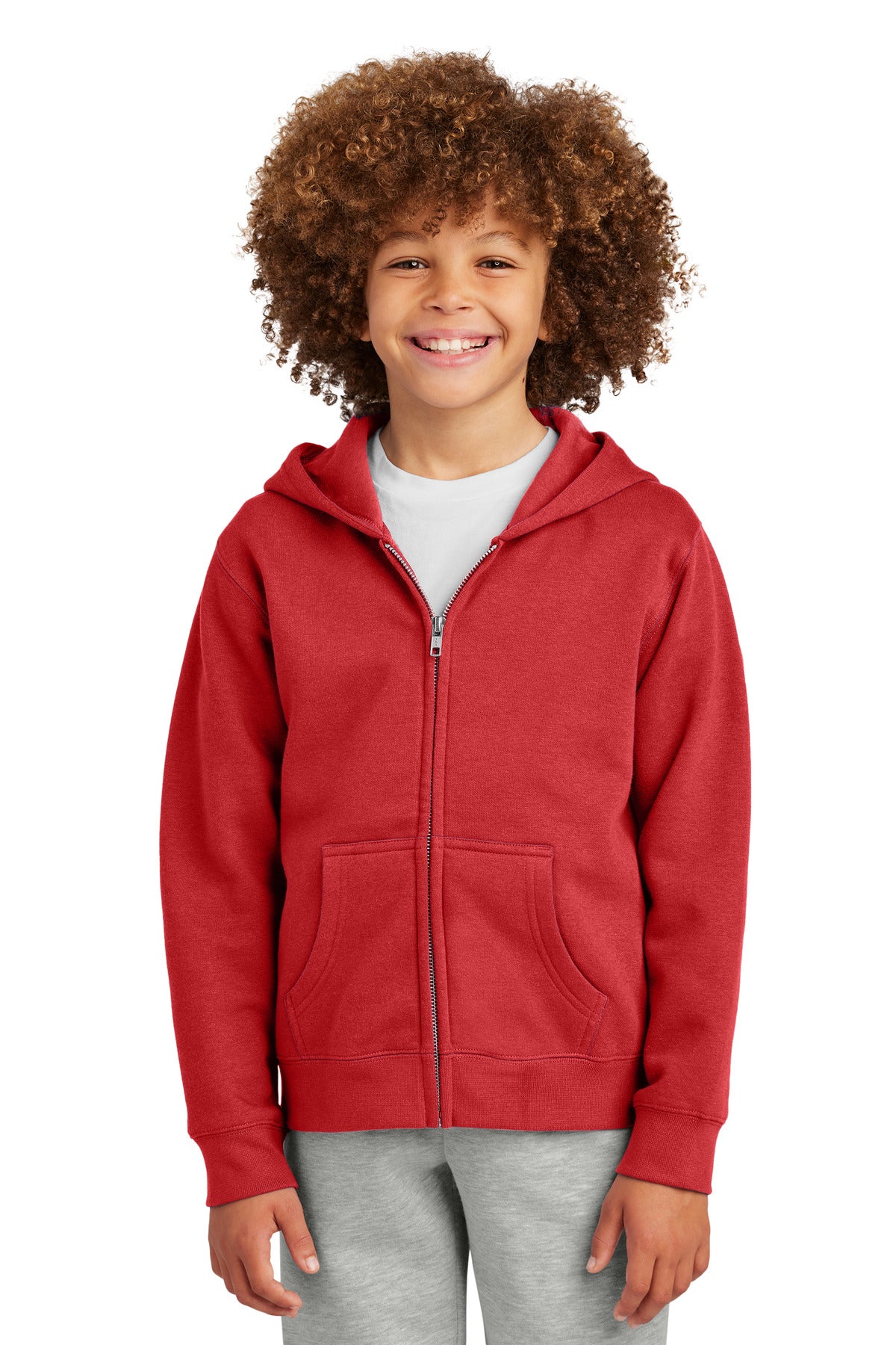 District Youth V.I.T. Fleece Full-Zip Hoodie DT6102Y