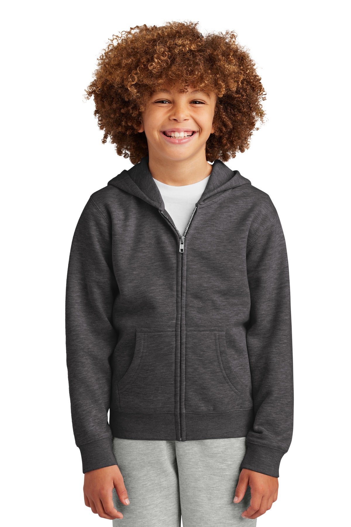 District Youth V.I.T. Fleece Full-Zip Hoodie DT6102Y