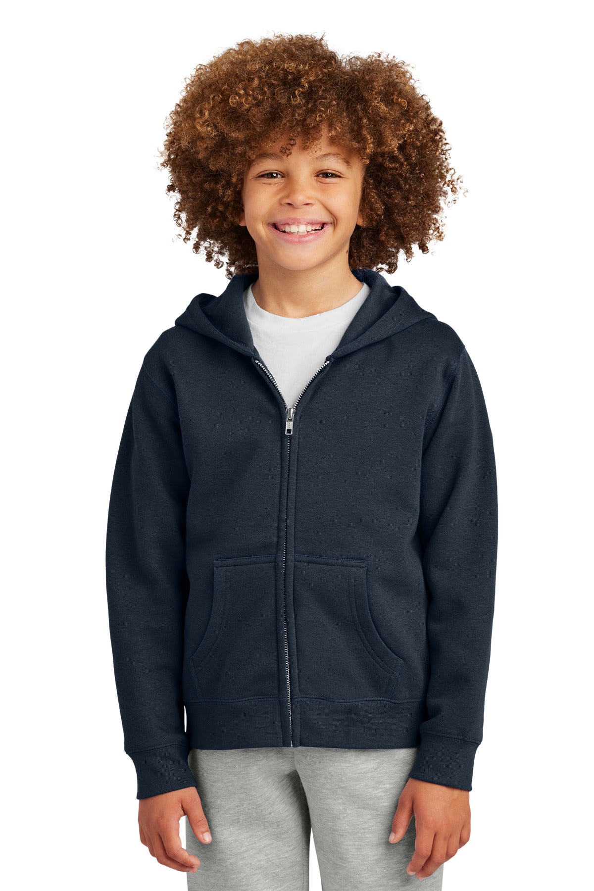 District Youth V.I.T. Fleece Full-Zip Hoodie DT6102Y