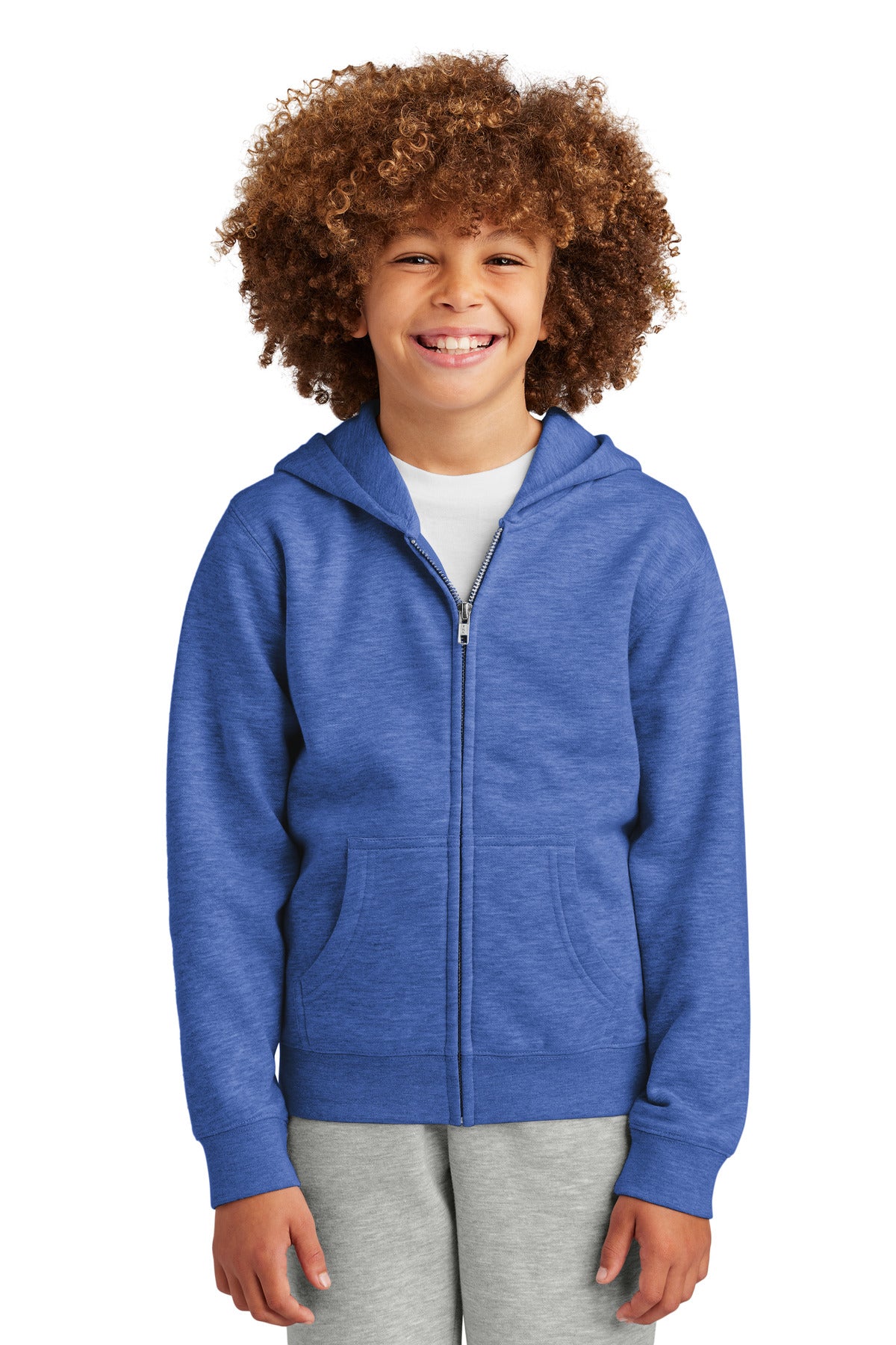 District Youth V.I.T. Fleece Full-Zip Hoodie DT6102Y