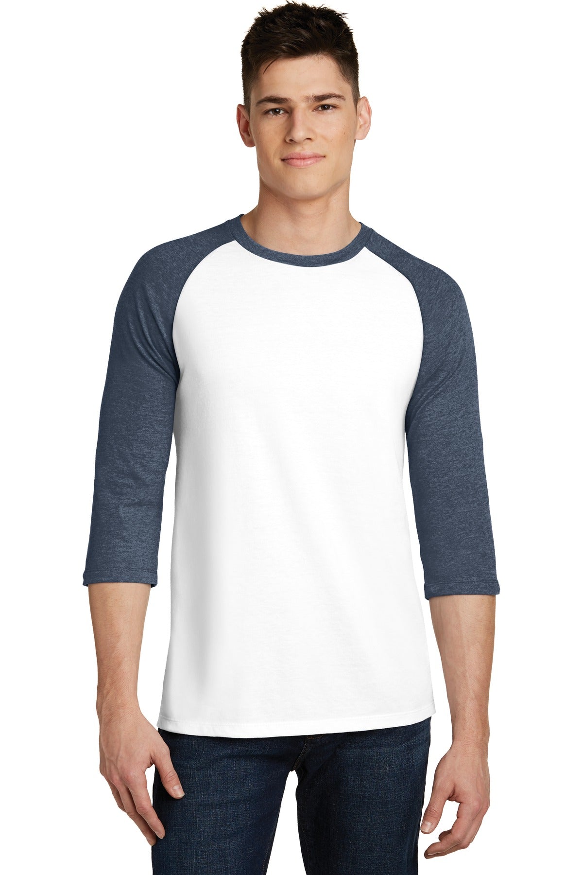 District Very Important Tee 3/4-Sleeve Raglan. DT6210