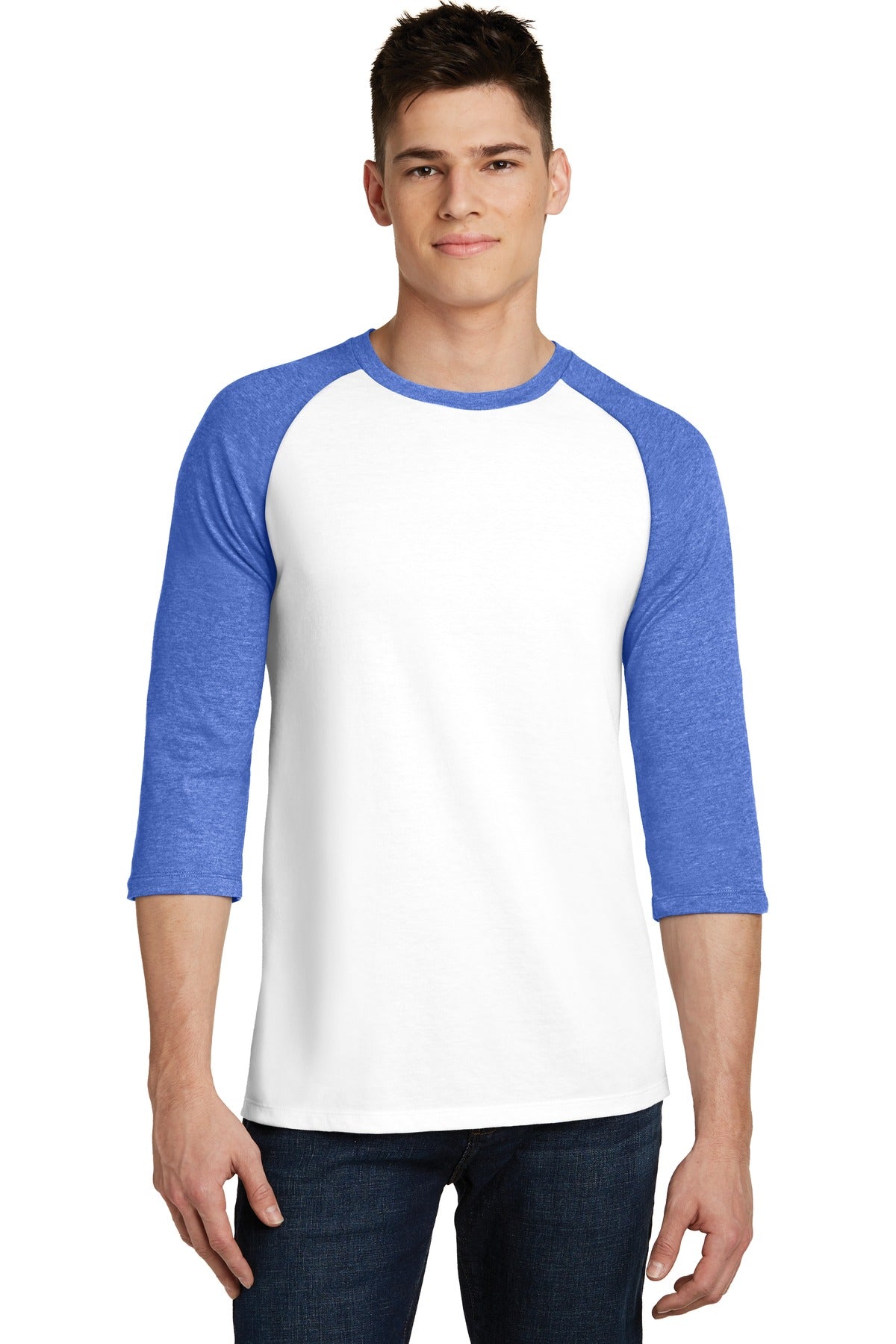 District Very Important Tee 3/4-Sleeve Raglan. DT6210