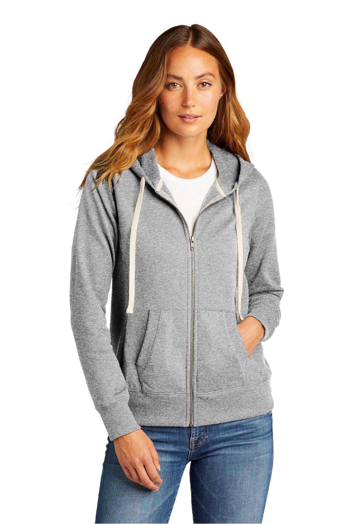 District Women's Re-Fleece Full-Zip Hoodie DT8103