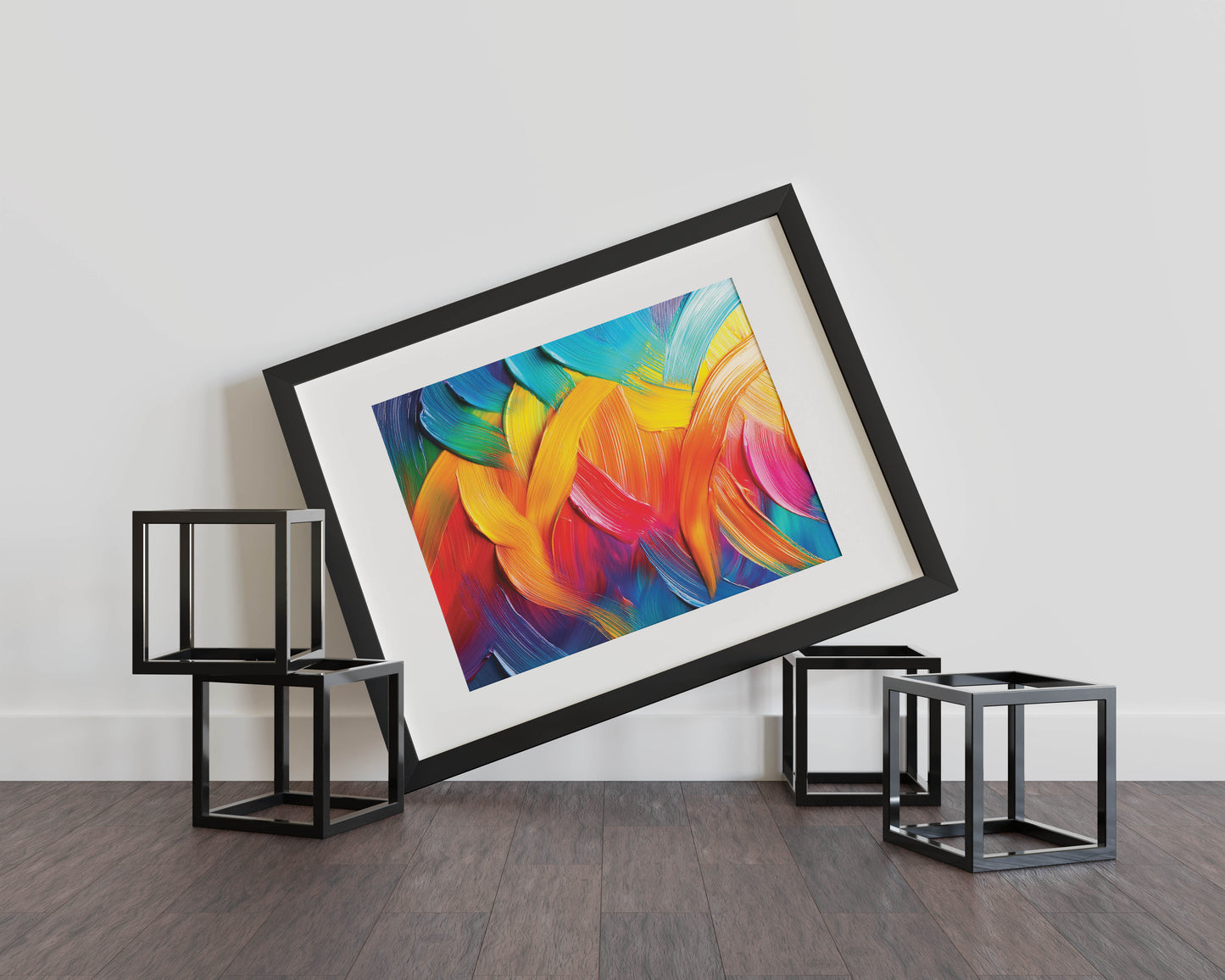 Bold Vibrant Swirl
