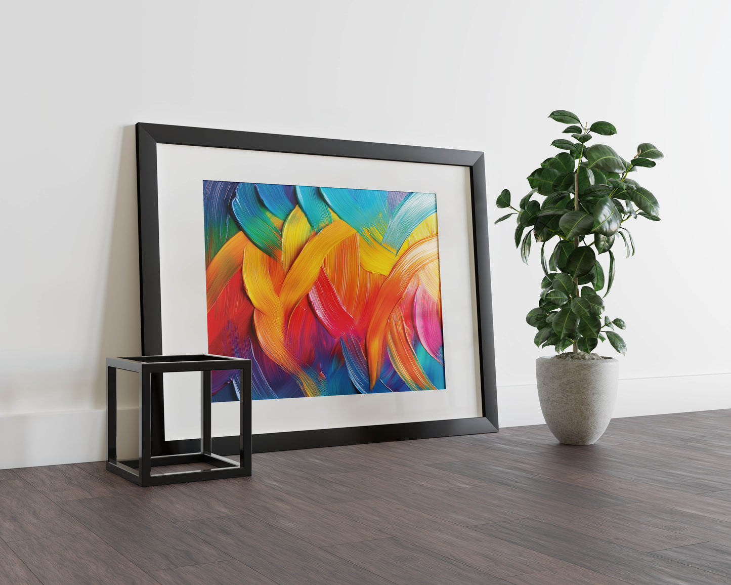 Bold Vibrant Swirl
