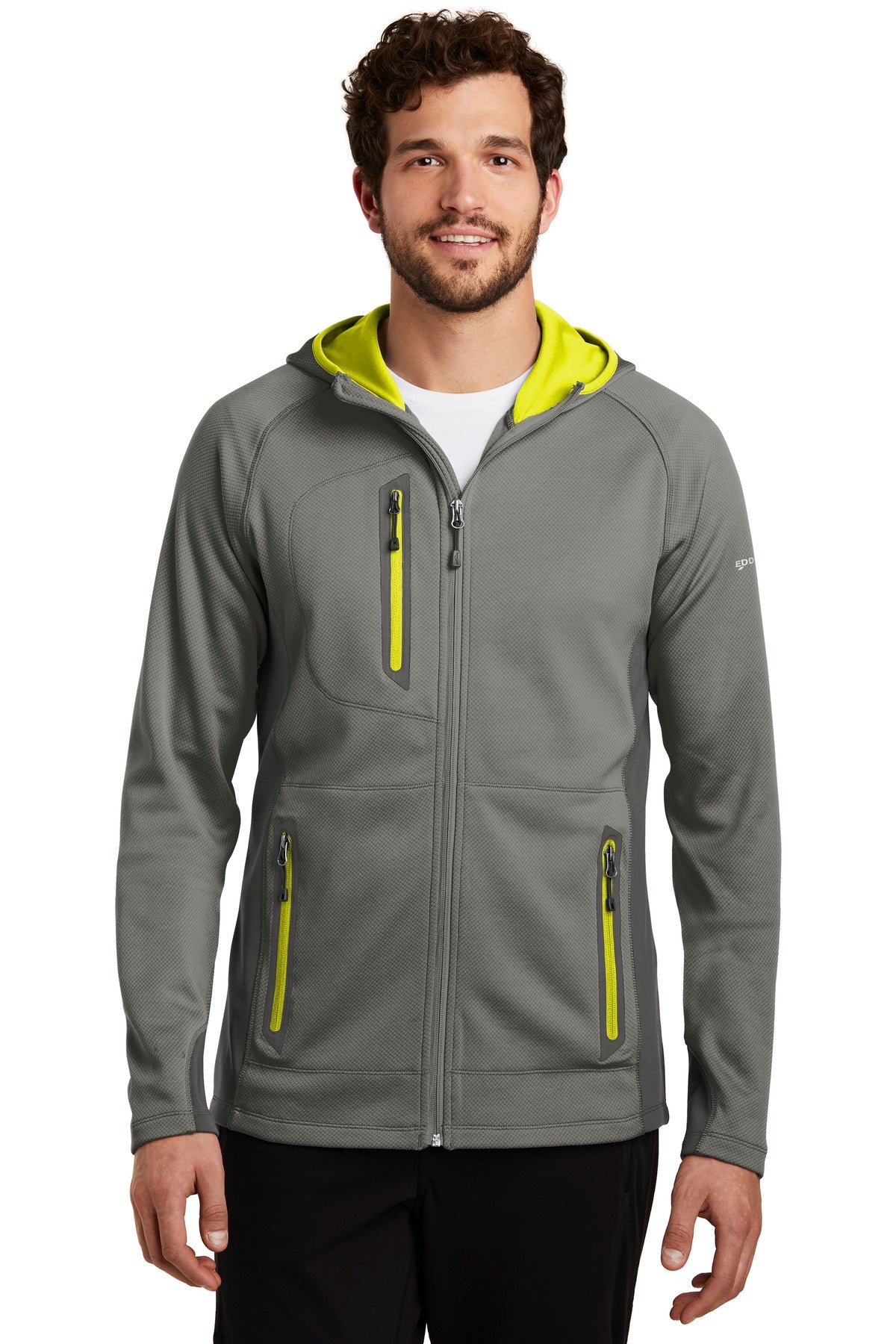 Eddie Bauer Sport Hooded Full-Zip Fleece Jacket. EB244