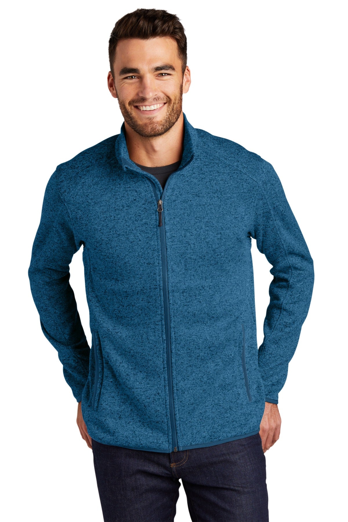 Port Authority Sweater Fleece Jacket. F232