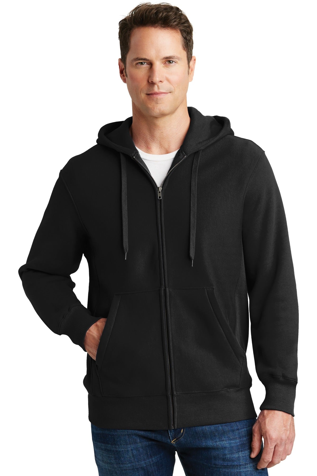 Sport-Tek Super Heavyweight Full-Zip Hooded Sweatshirt.  F282