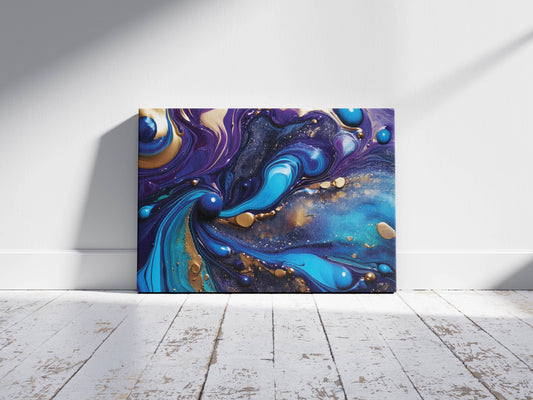 Acrylic Pour- Galactic Whirl