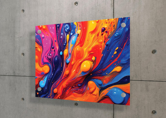 Color Cascade- Whirlwind of Wonder