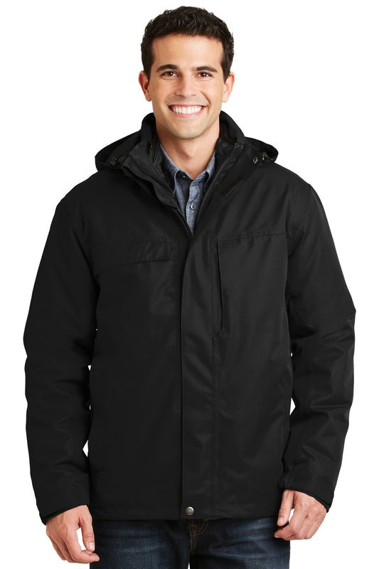 Port Authority Herringbone 3-in-1 Parka. J302