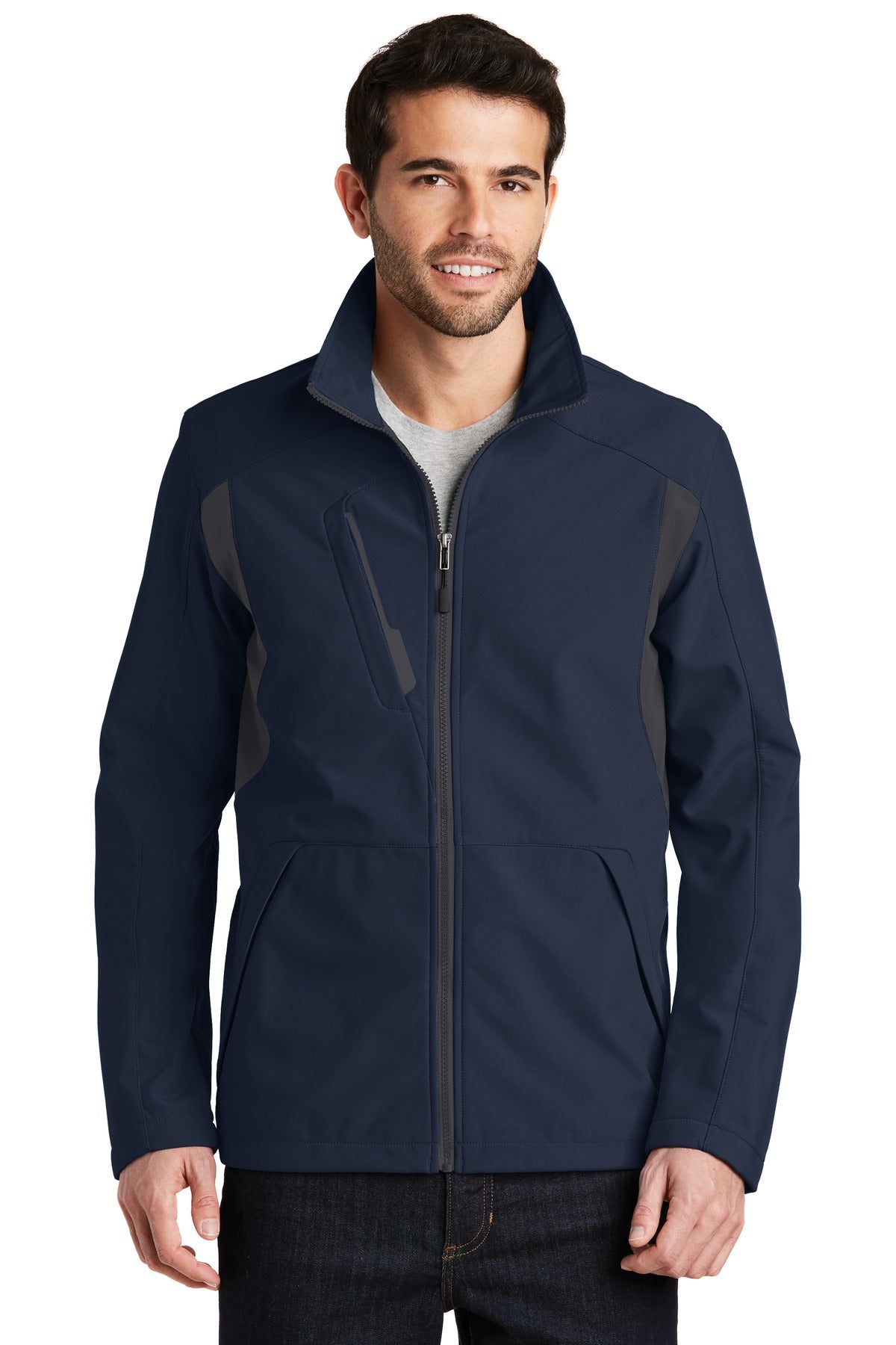 Port Authority Back-Block Soft Shell Jacket. J336