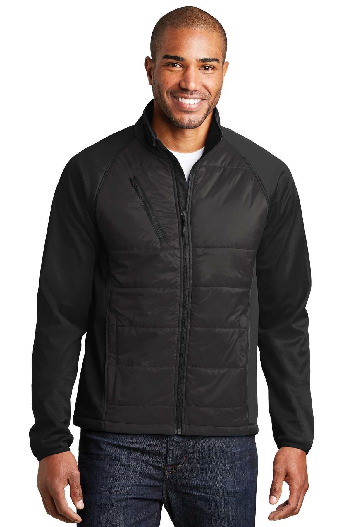 Port Authority Hybrid Soft Shell Jacket. J787