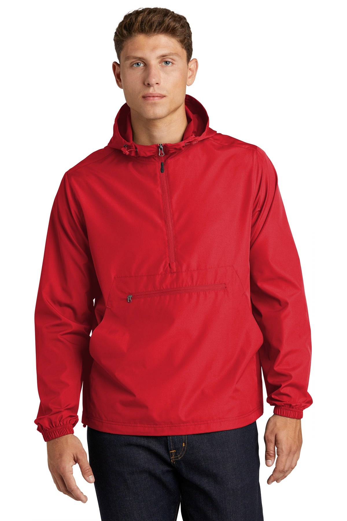 Sport-Tek Packable Anorak. JST66