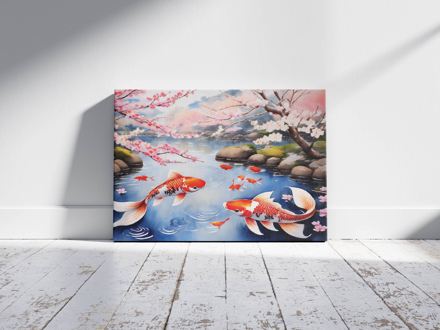 Koi Dreams- Blossoms and Ripples