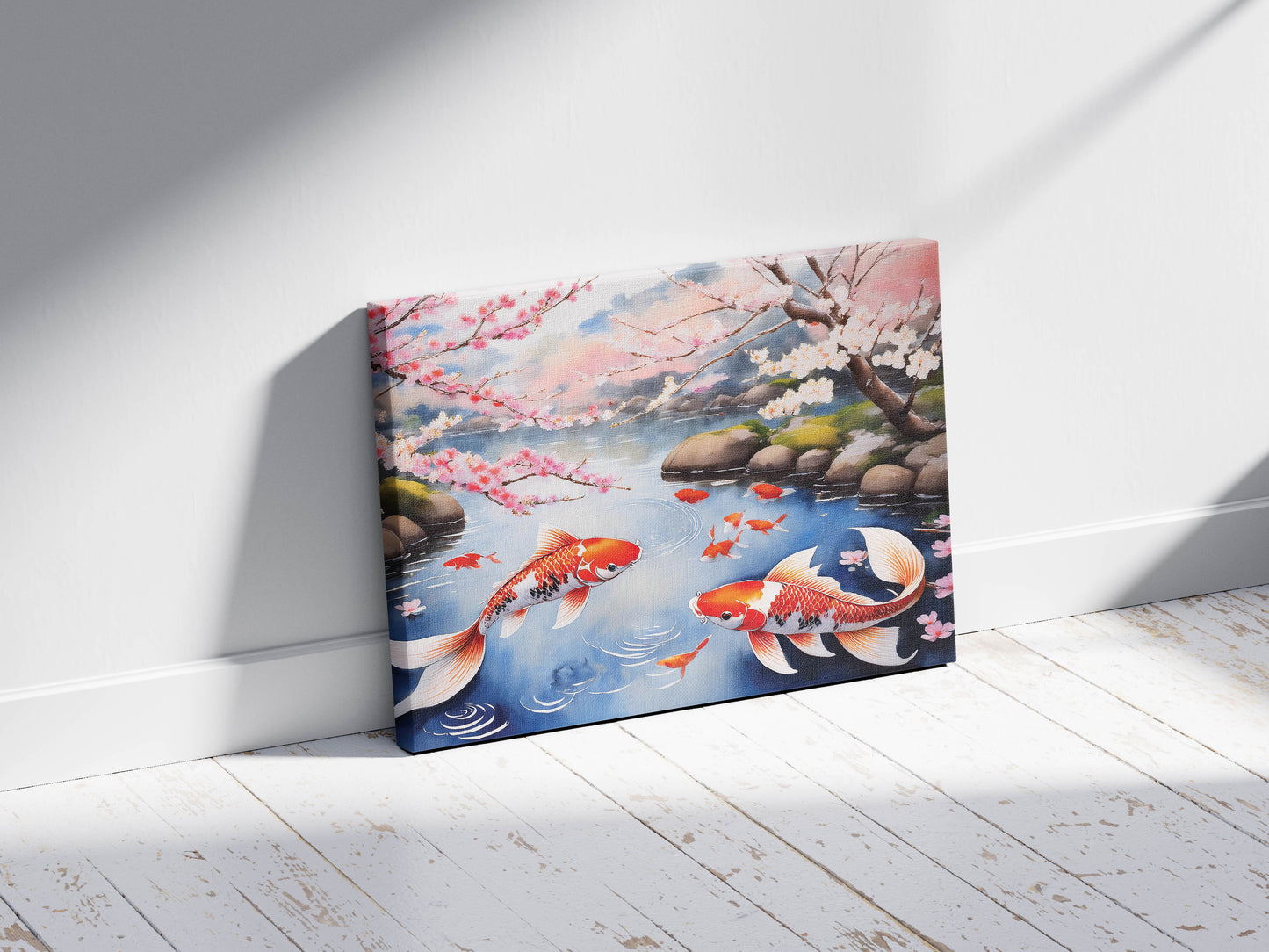 Koi Dreams- Blossoms and Ripples