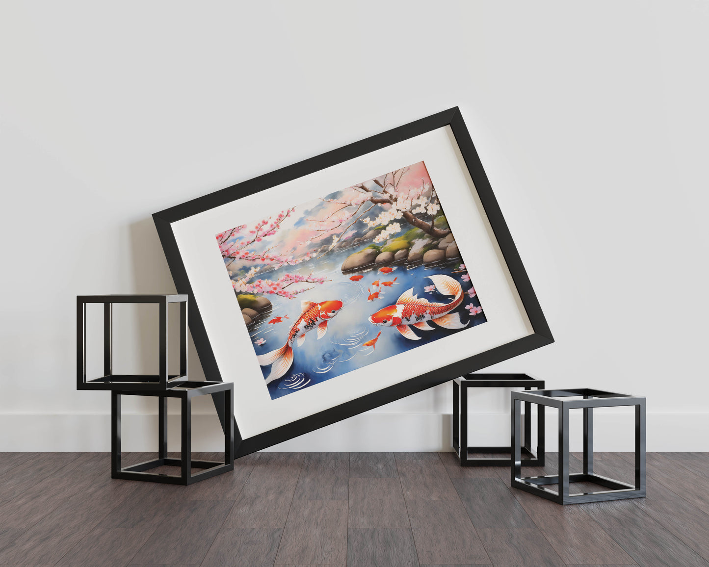 Koi Dreams- Blossoms and Ripples