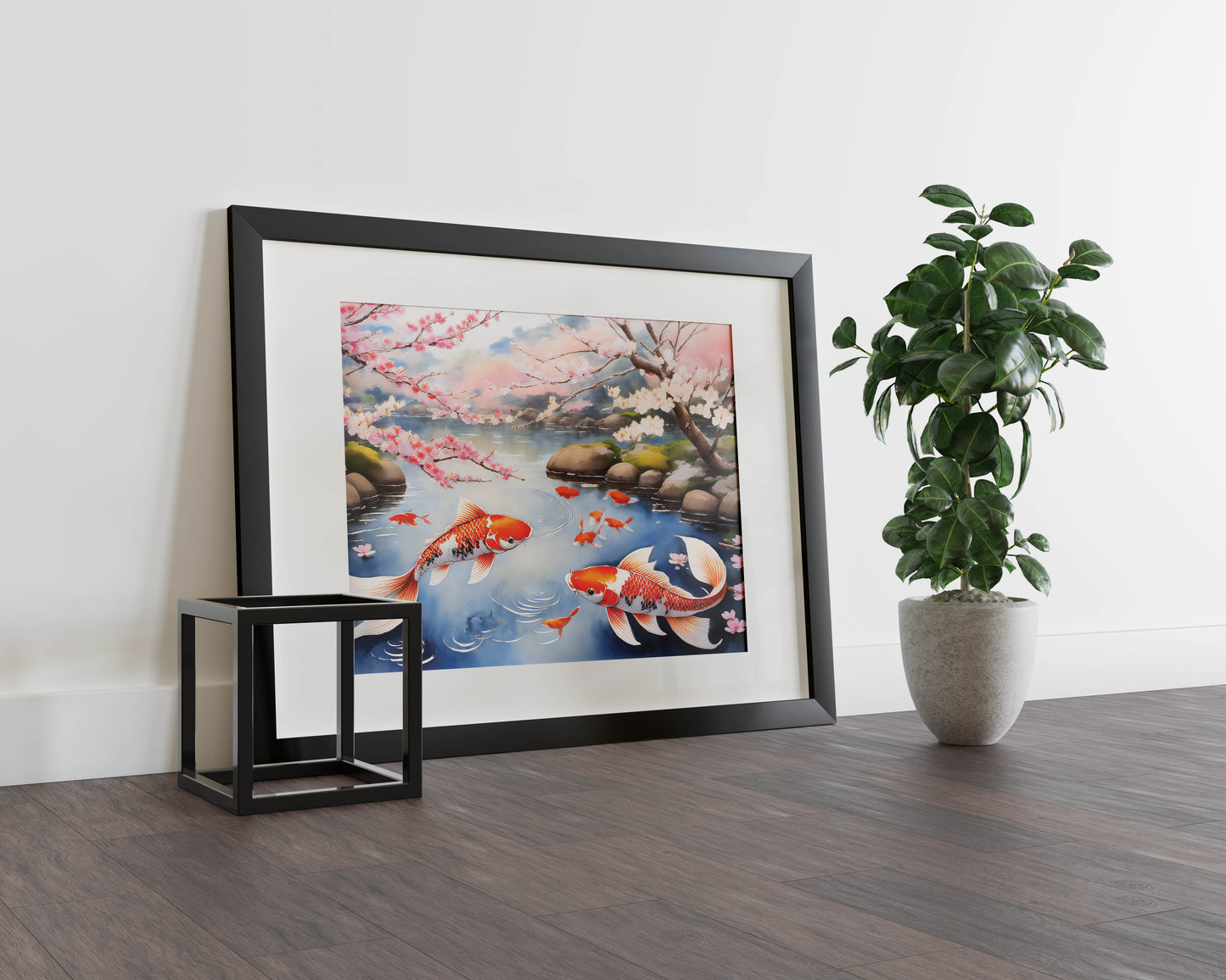 Koi Dreams- Blossoms and Ripples