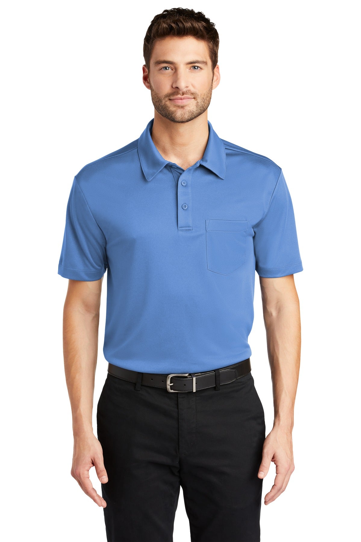 Port Authority Silk Touch Performance Pocket Polo. K540P