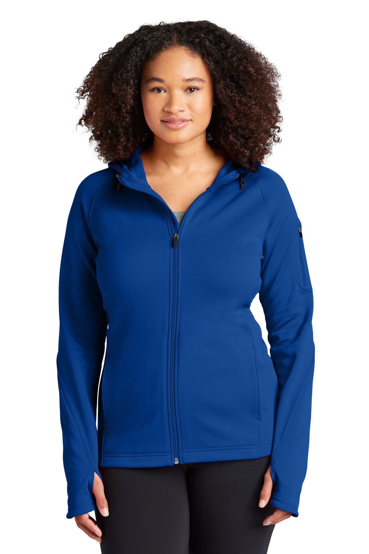 Sport-Tek Ladies Tech Fleece Full-Zip Hooded Jacket. L248