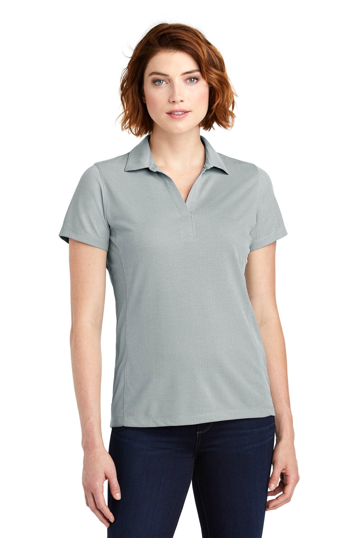 Port Authority Ladies Poly Oxford Pique Polo. LK582