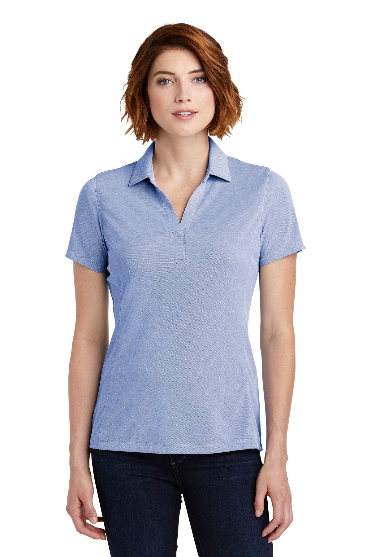 Port Authority Ladies Poly Oxford Pique Polo. LK582