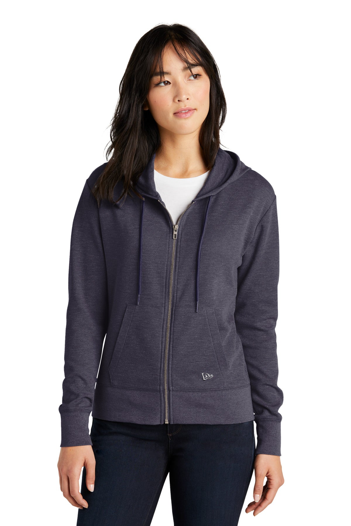 New Era Ladies Thermal Full-Zip Hoodie LNEA141