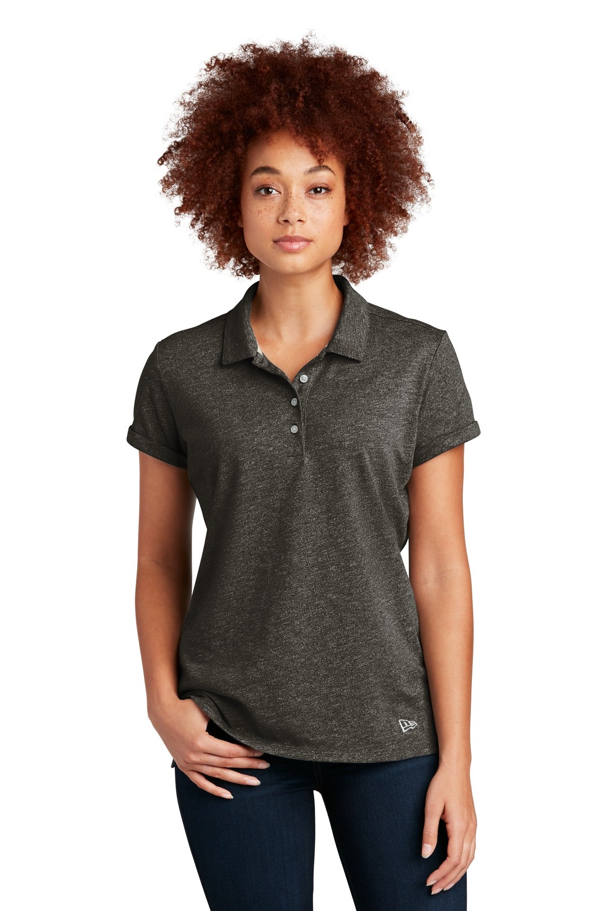 New Era Ladies Slub Twist Polo LNEA301