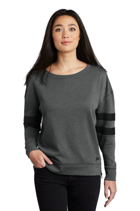 New Era Ladies Tri-Blend Fleece Varsity Crew LNEA513