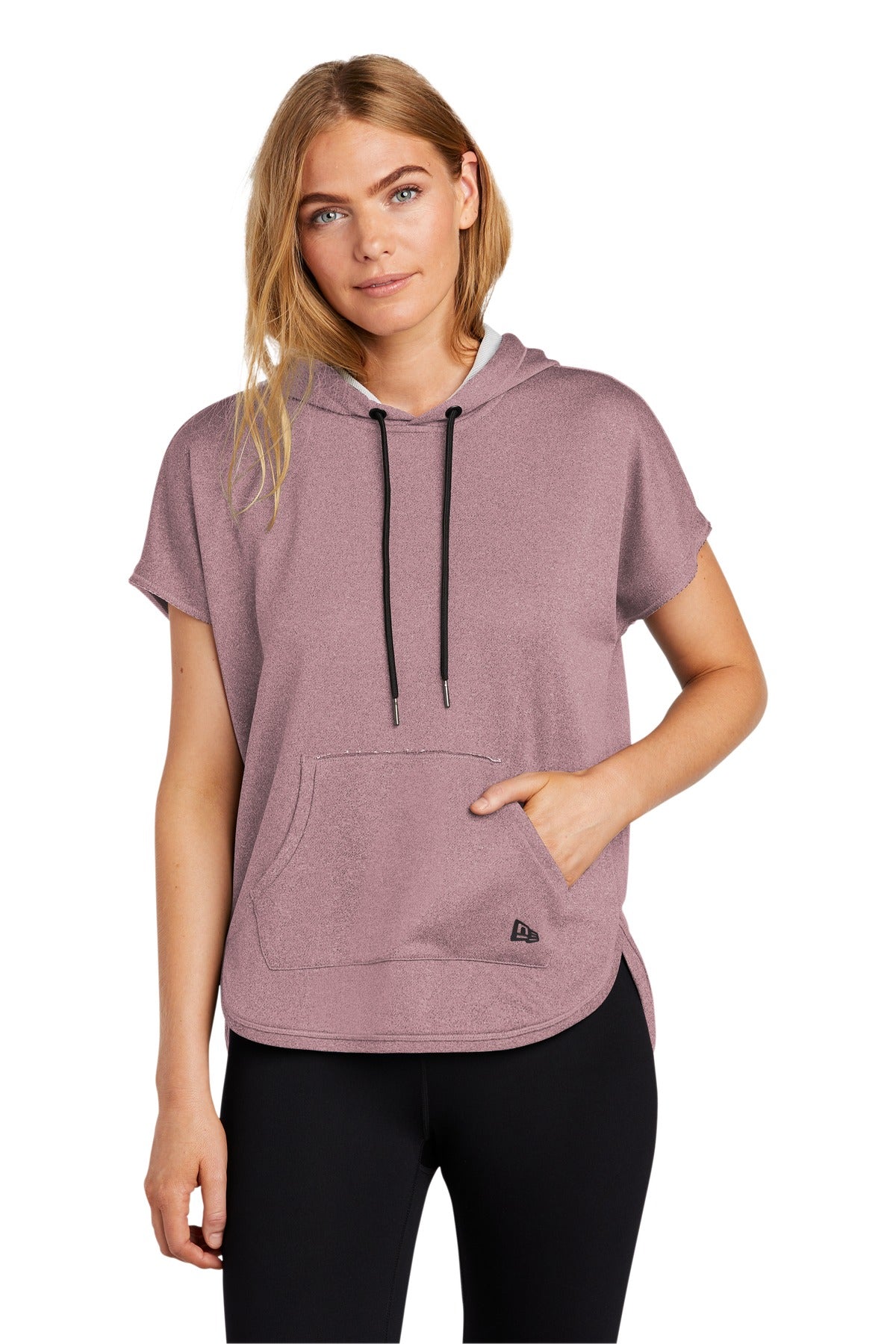 New Era Ladies Performance Terry Short Sleeve Hoodie LNEA533