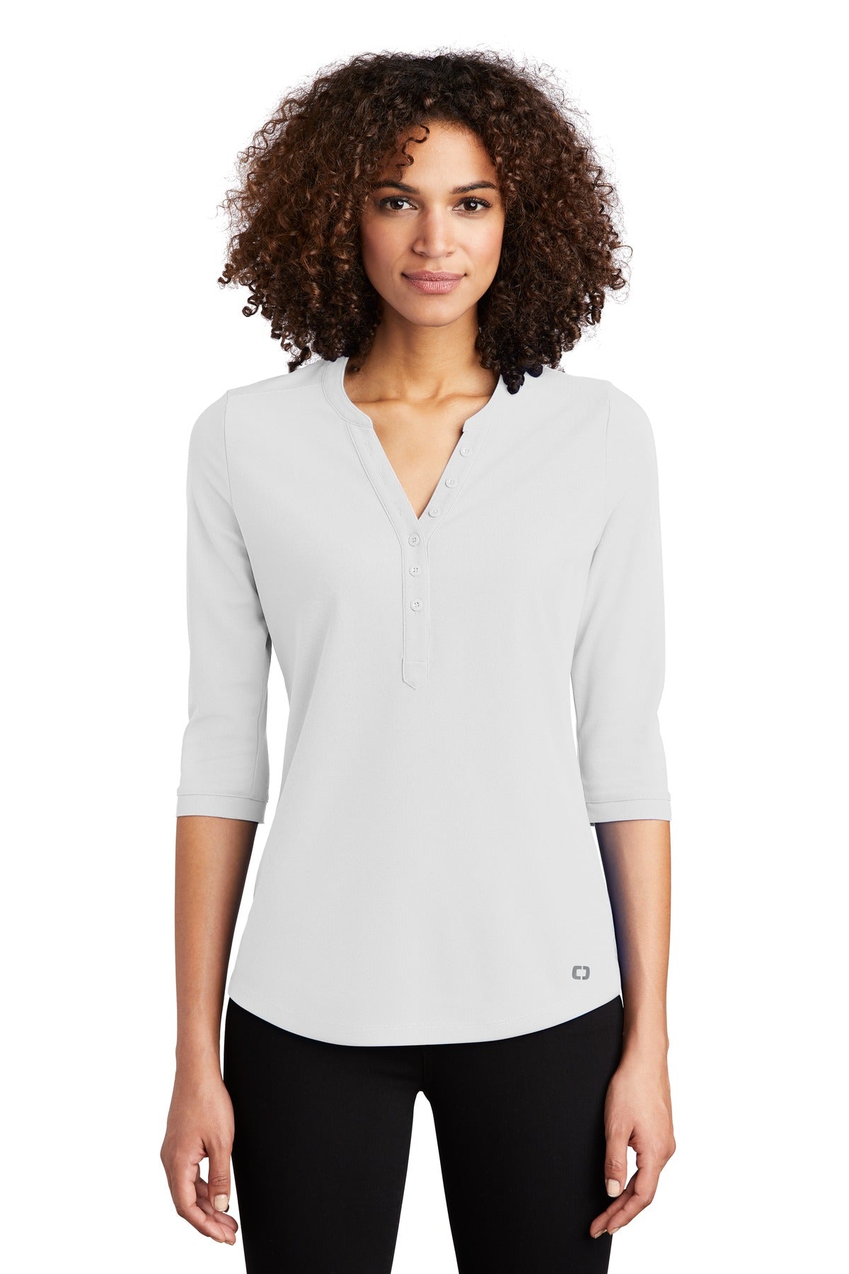 OGIO Ladies Jewel Henley LOG104