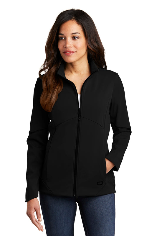 OGIO Ladies Exaction Soft Shell Jacket. LOG725