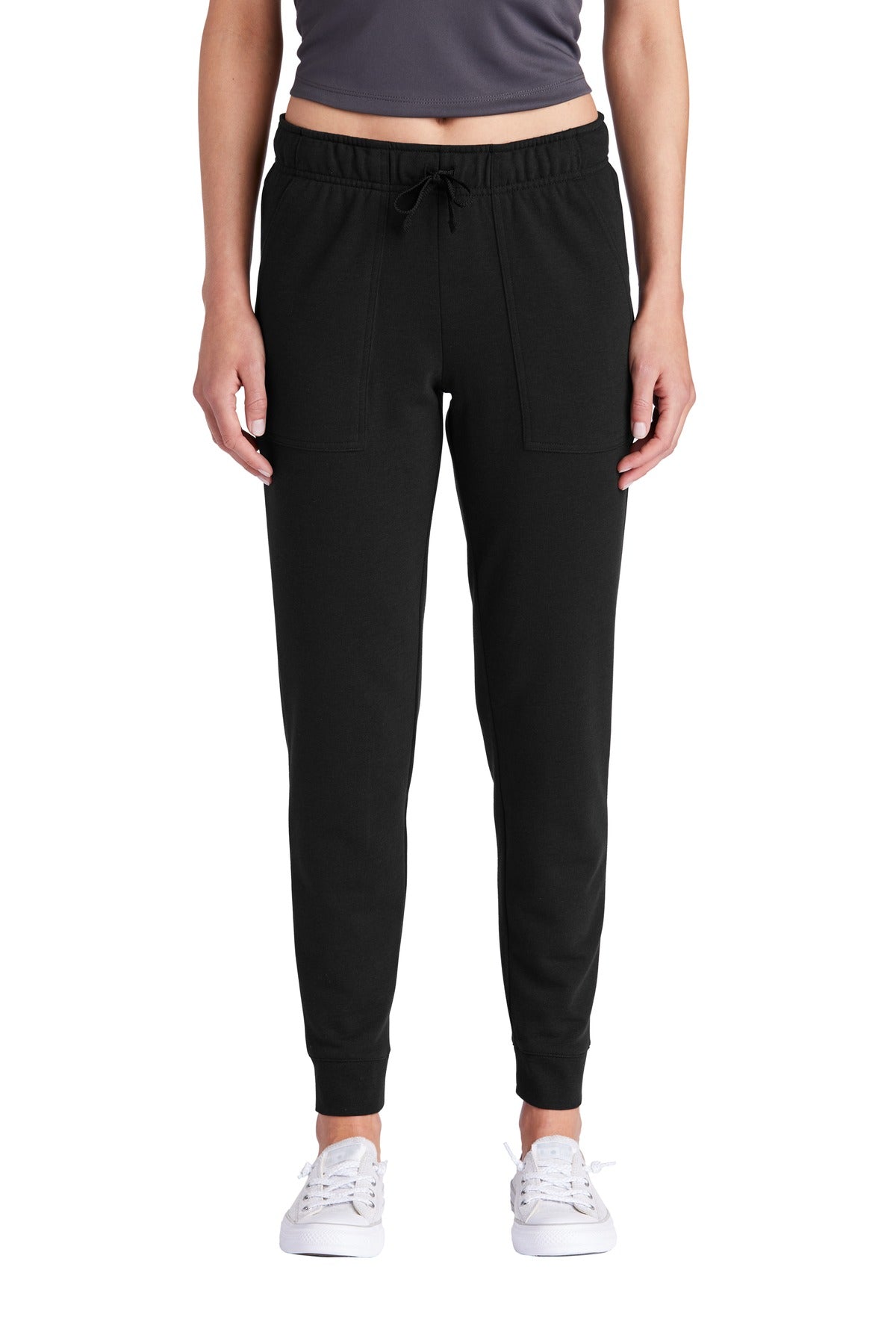 Sport-Tek Ladies PosiCharge Tri-Blend Wicking Fleece Jogger LST299