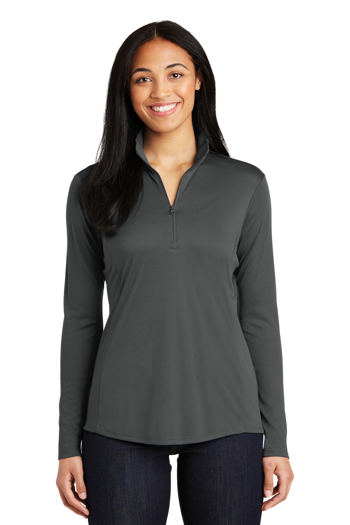 Sport-Tek Ladies PosiCharge Competitor 1/4-Zip Pullover. LST357