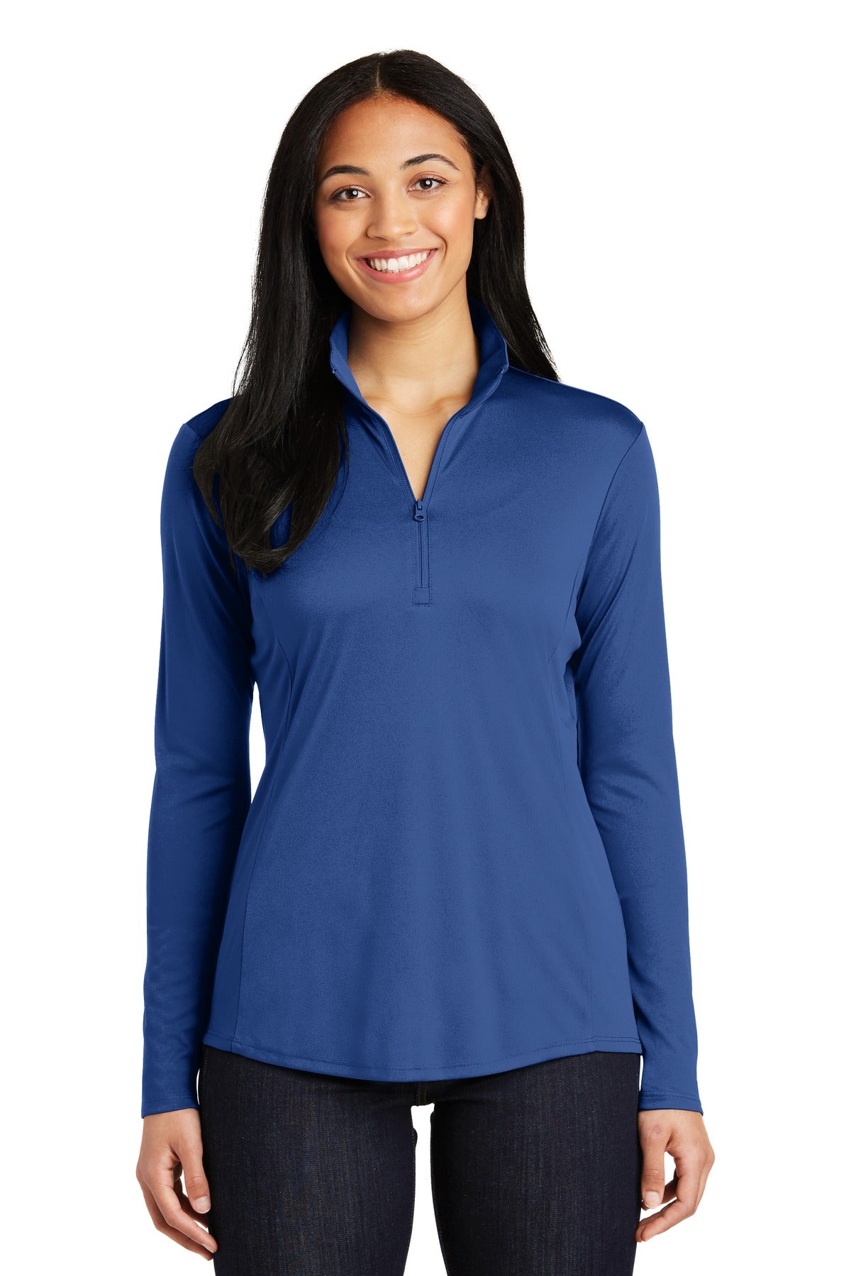 Sport-Tek Ladies PosiCharge Competitor 1/4-Zip Pullover. LST357