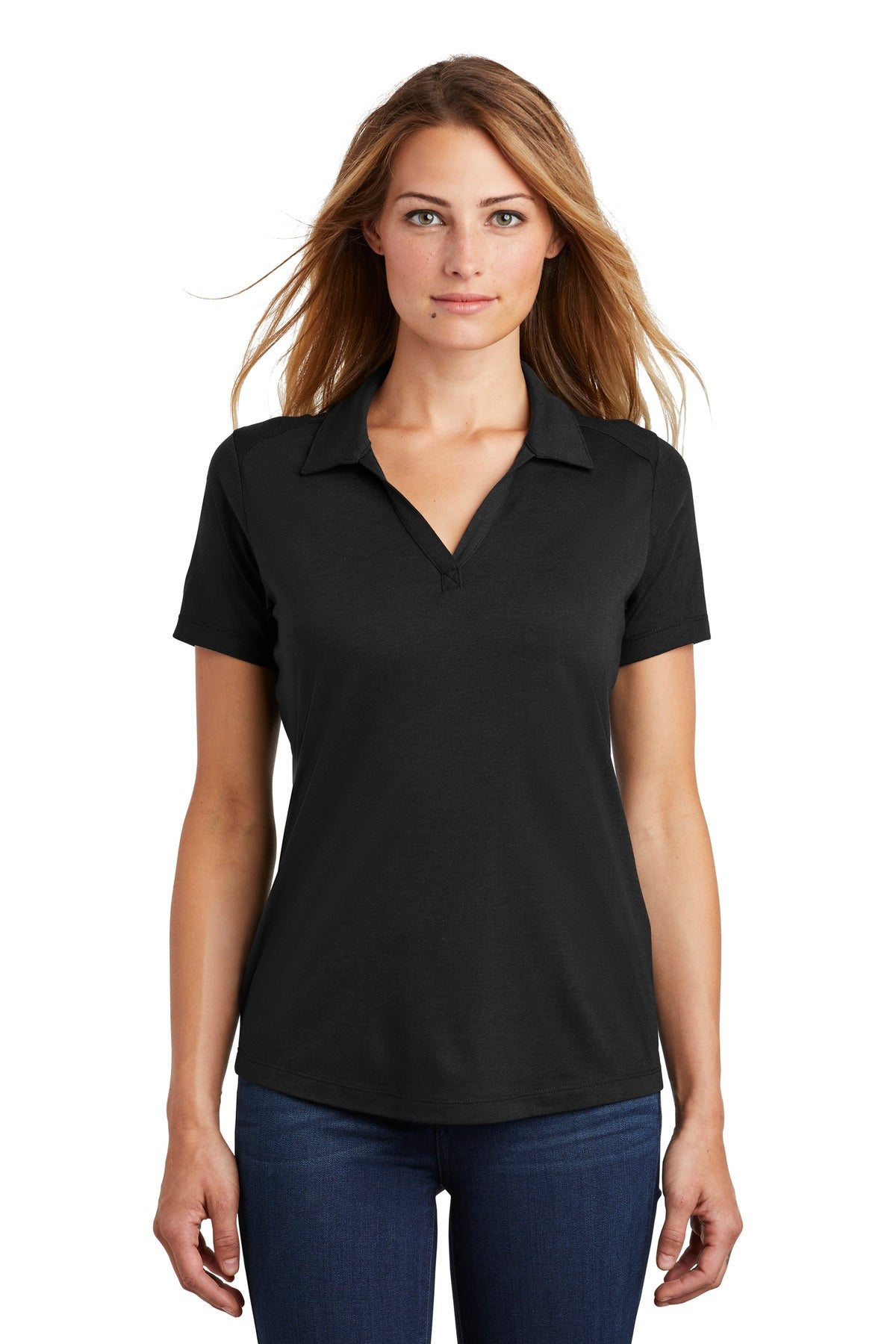 Sport-Tek Ladies PosiCharge Tri-Blend Wicking Polo. LST405