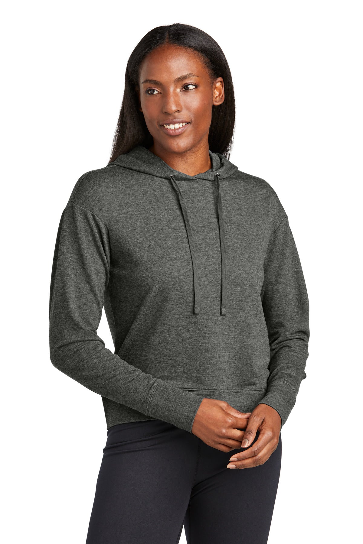 Sport-Tek Ladies Sport-Wick Flex Fleece Pullover Hoodie LST562