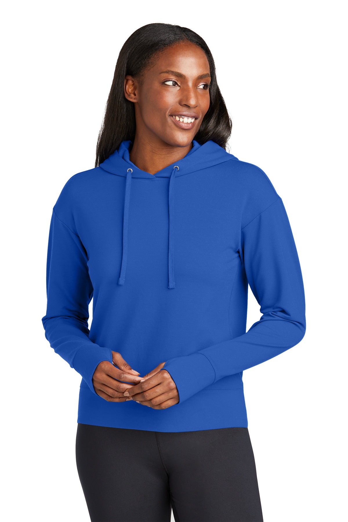 Sport-Tek Ladies Sport-Wick Flex Fleece Pullover Hoodie LST562