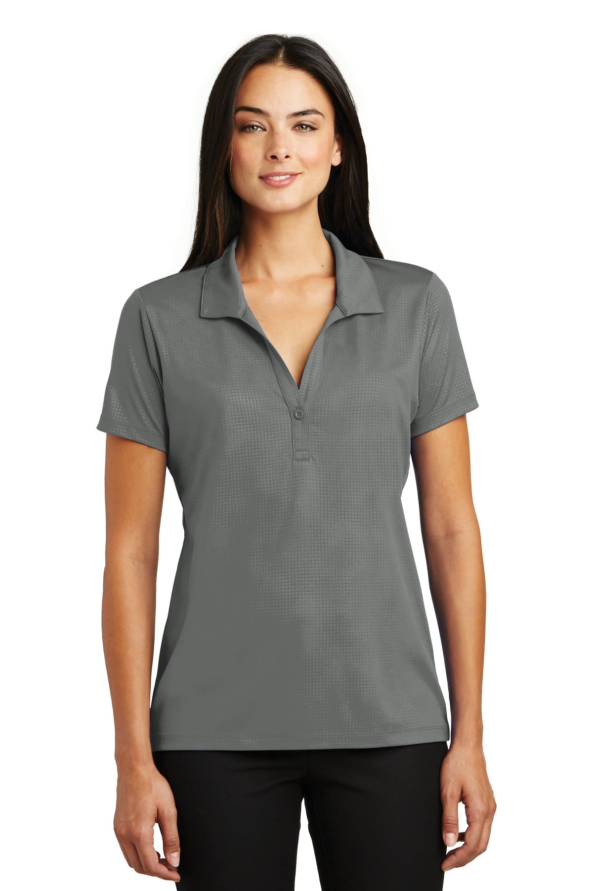 Sport-Tek Ladies Embossed PosiCharge Tough Polo. LST630