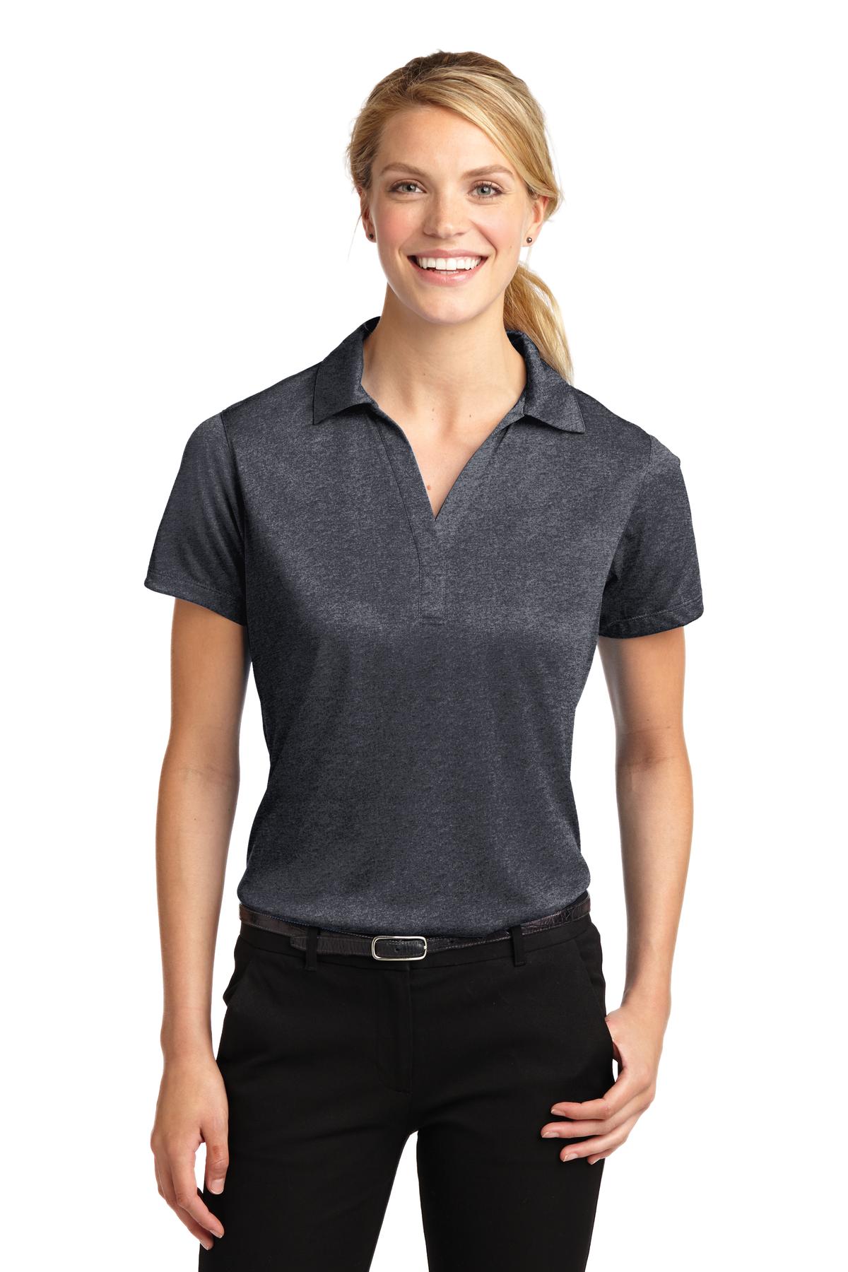 Sport-Tek Ladies Heather Contender Polo. LST660