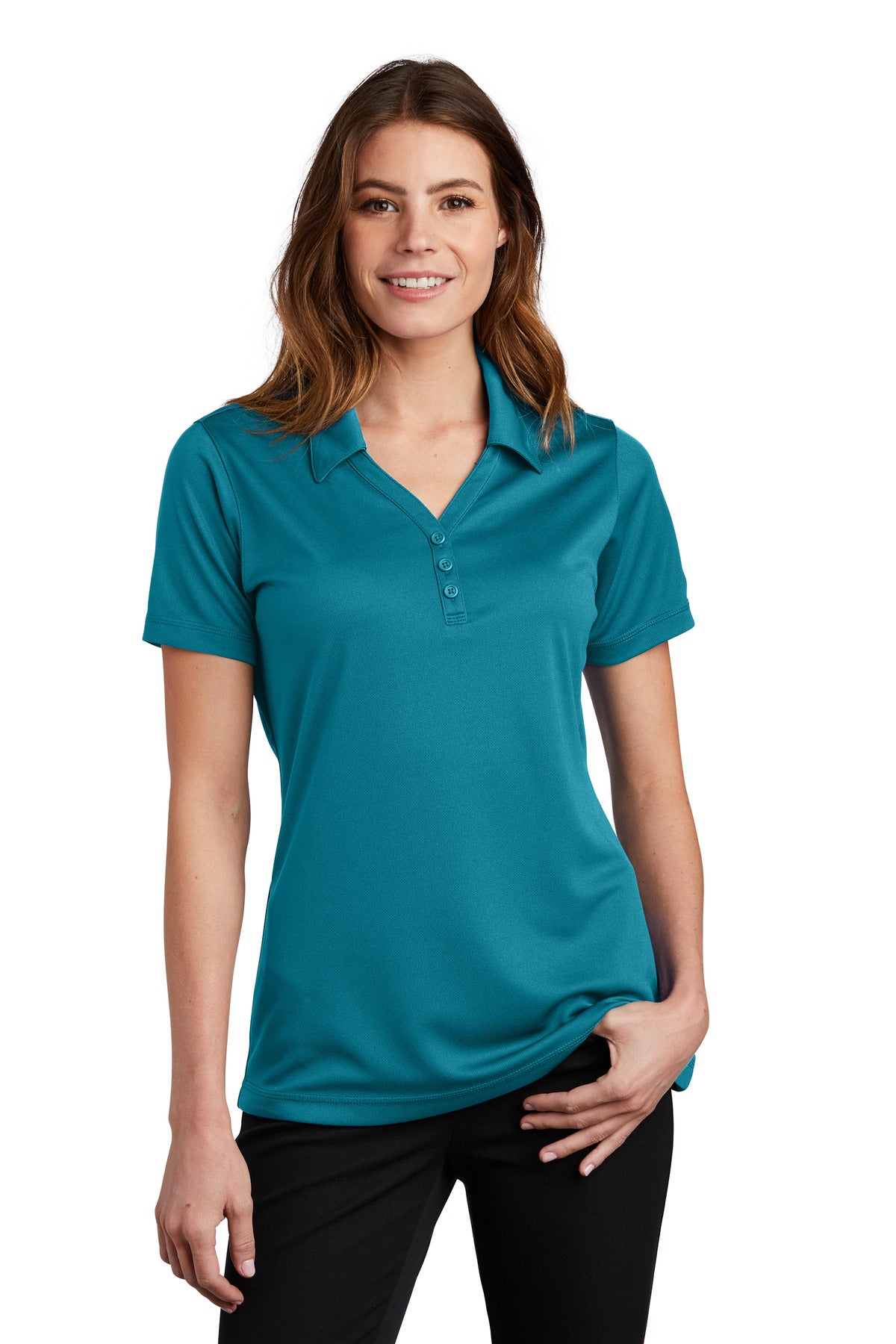 Sport-Tek Ladies PosiCharge Micro-Mesh Polo. LST680