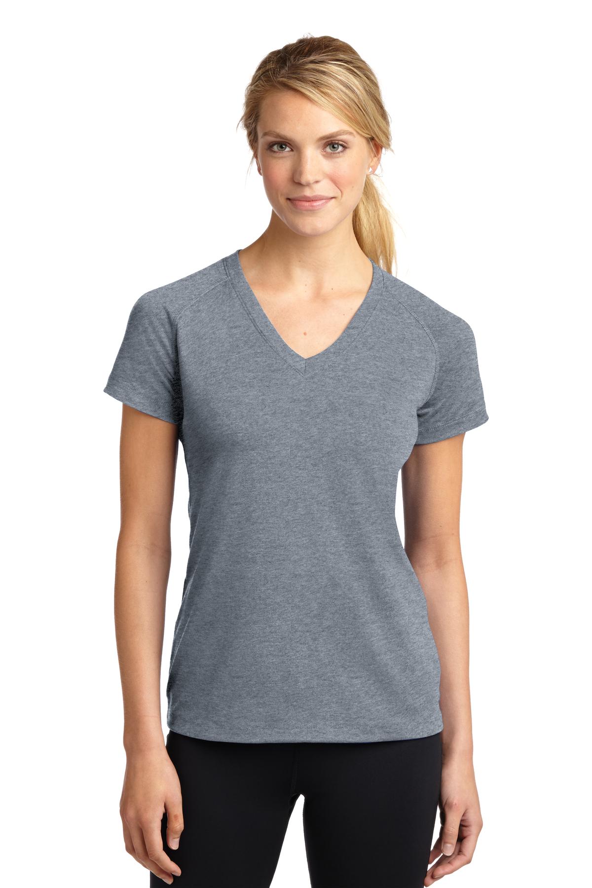 Sport-Tek Ladies Ultimate Performance V-Neck. LST700