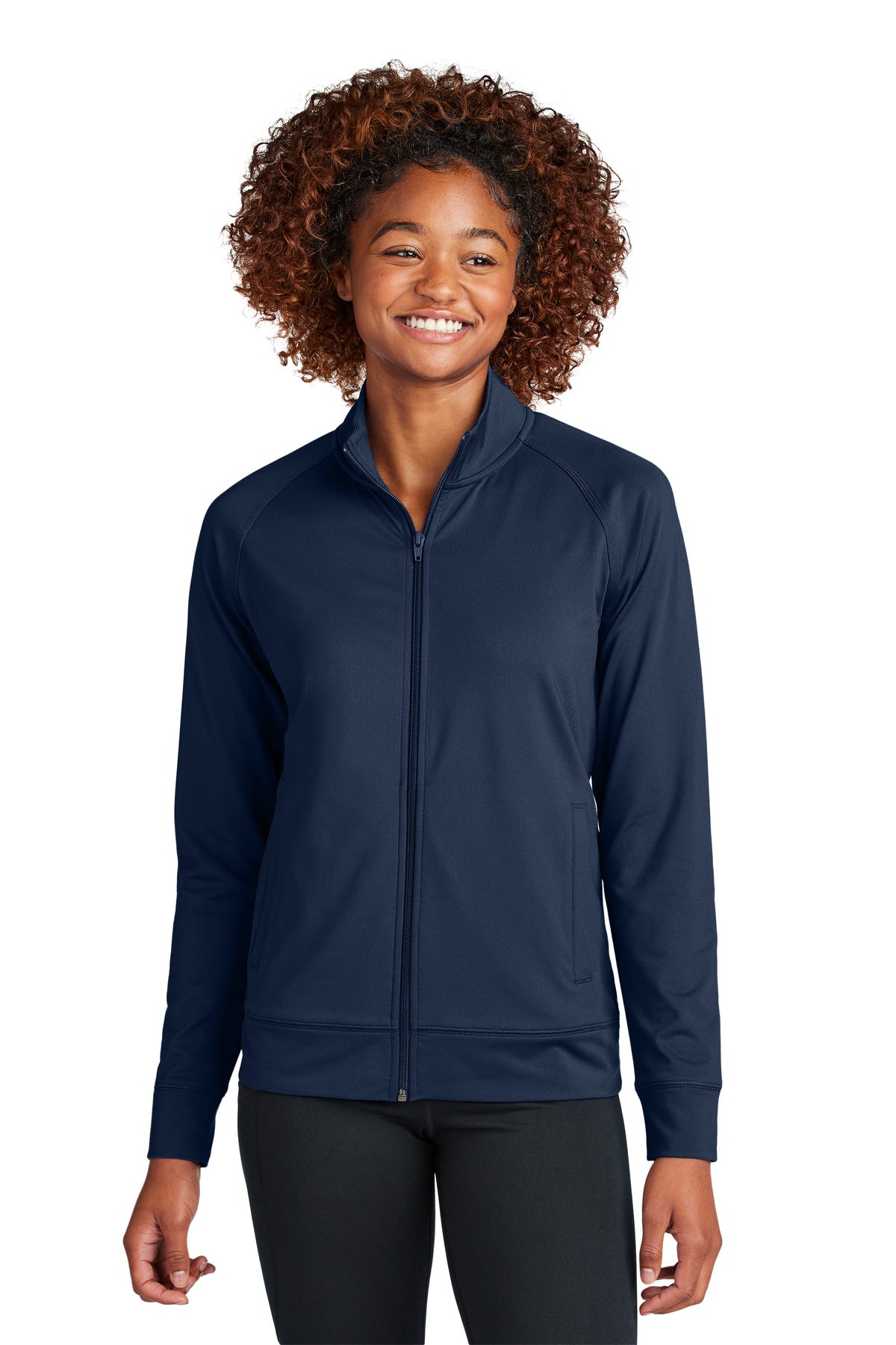 Sport-Tek Ladies Sport-Wick Stretch Full-Zip Cadet Jacket LST857