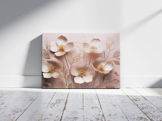 Petal Perfect- Golden Blossom Whimsy